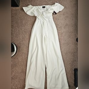 Brand New Off the shoulder jumpsuit